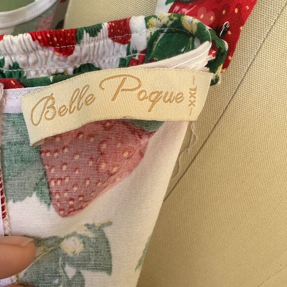 Belle Poque Summer Strawberry A-Line 50's Style Retro Dress Size XXL - Picture 9 of 13